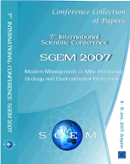 7th International Scientific Conference - SGEM2007