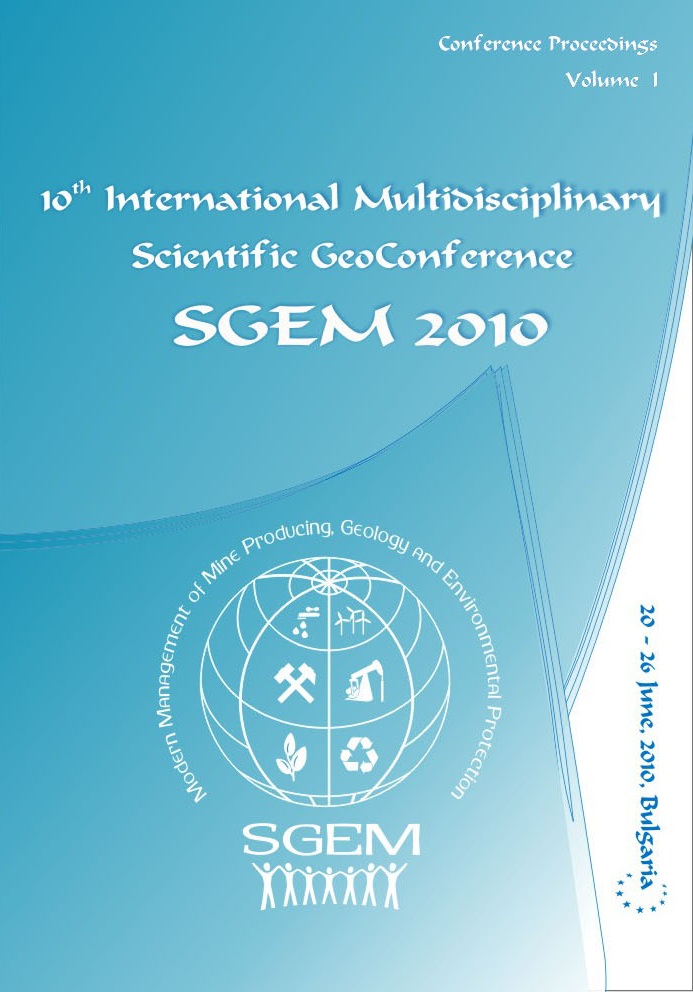 10th International Multidisciplinary Scientific GeoConference SGEM2010